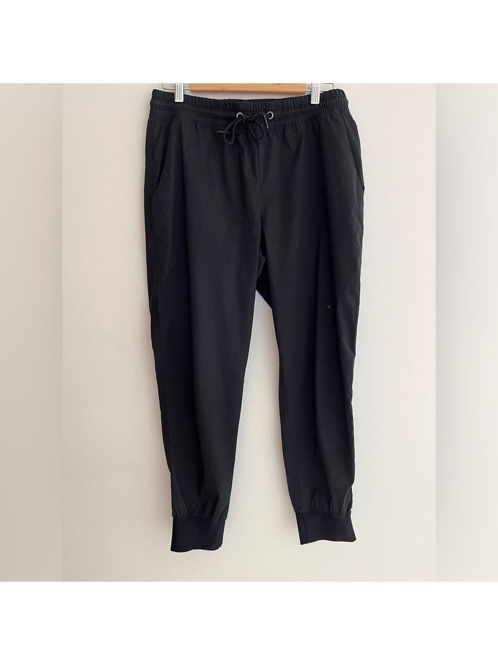 MPG Jogger Pants Elastic Drawstring Waist Side Pockets Athleisure Gym Workout
